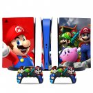 Super Mario decal skin for PS5 digital Console & 2 Controllers