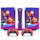 Super Mario decal skin for PS5 digital Console & 2 Controllers