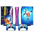 Crash Bandicoot decal skin for PS5 digital Console & 2 Controllers