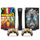 Borderlands 3 decal skin for PS5 digital Console & 2 Controllers