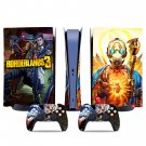 Borderlands 3 decal skin for PS5 digital Console & 2 Controllers