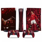 Cristiano Ronaldo decal skin for PS5 digital Console & 2 Controllers