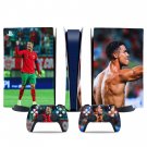 Cristiano Ronaldo decal skin for PS5 digital Console & 2 Controllers