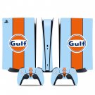 Gulf Oil decal skin for PS5 digital Console & 2 Controllers