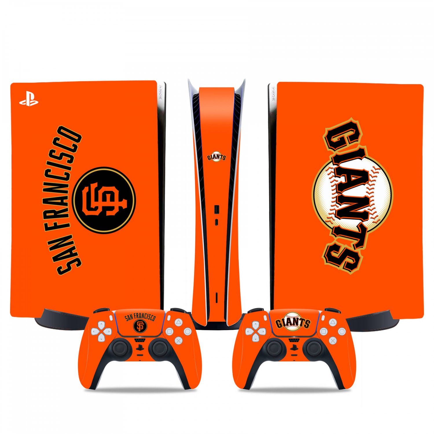 Sanfransisco Giants decal skin for PS5 digital Console & 2 Controllers