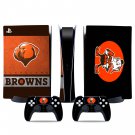 Cleveland browns decal skin for PS5 digital Console & 2 Controllers