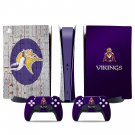 Minnesota vikings decal skin for PS5 digital Console & 2 Controllers