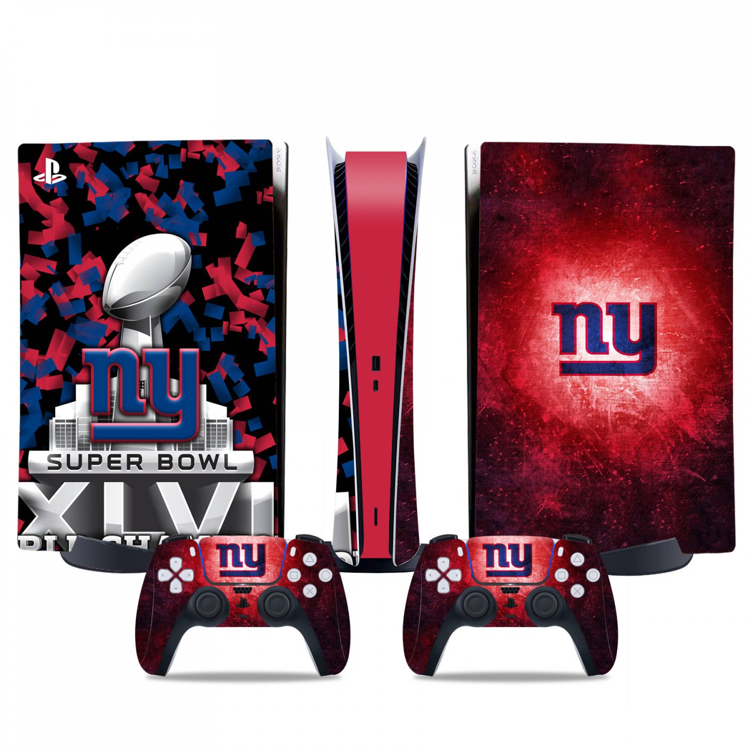 Super bowl champions decal skin for PS5 digital Console & 2 Controllers