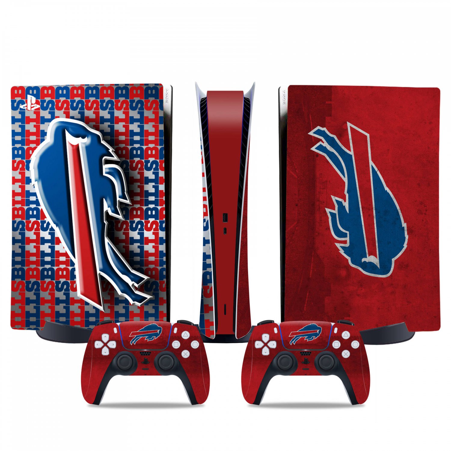 Buffalo Bills decal skin for PS5 digital Console & 2 Controllers