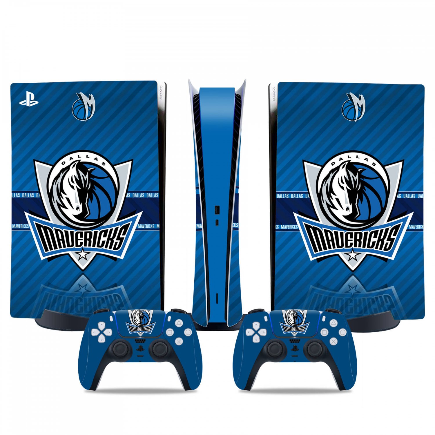 Dallas Mavericks decal skin for PS5 digital Console & 2 Controllers