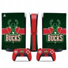 Milwaukee Bucks decal skin for PS5 digital Console & 2 Controllers