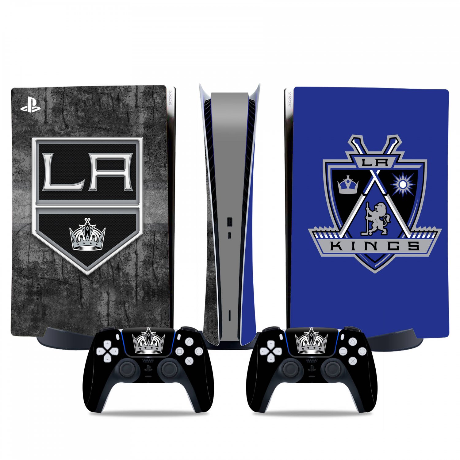 Los Angeles Kings decal skin for PS5 digital Console & 2 Controllers