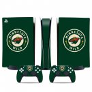 Minnesota Wild decal skin for PS5 digital Console & 2 Controllers
