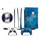 Los Angeles Dodgers decal skin for PS5 digital Console & 2 Controllers