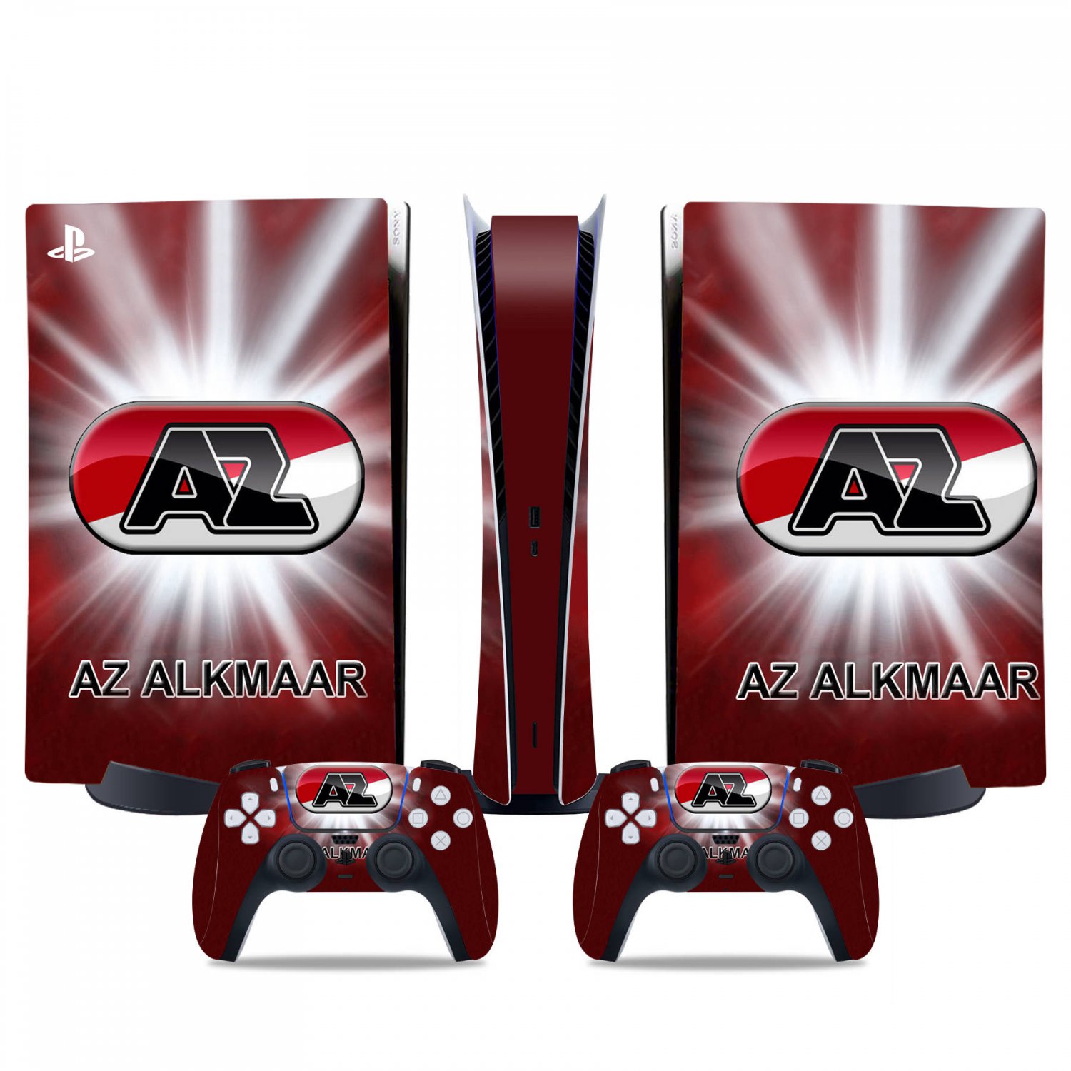 Az Alkmaar decal skin for PS5 digital Console & 2 Controllers