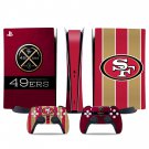 San Francisco 49ers decal skin for PS5 digital Console & 2 Controllers
