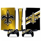 New Orleans Saints decal skin for PS5 digital Console & 2 Controllers