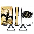 New Orleans Saints decal skin for PS5 digital Console & 2 Controllers