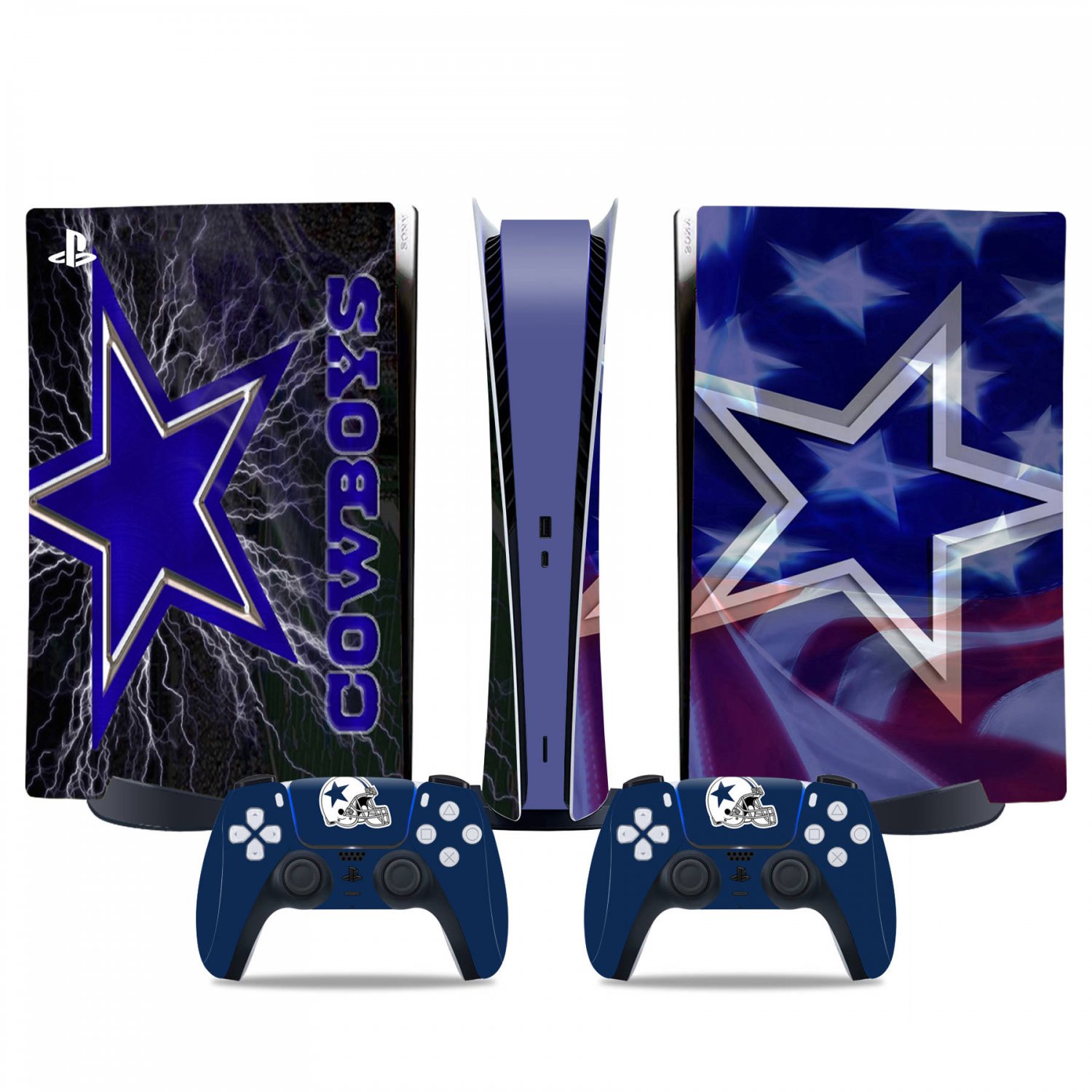 Dallas Cowboys decal skin for PS5 digital Console & 2 Controllers