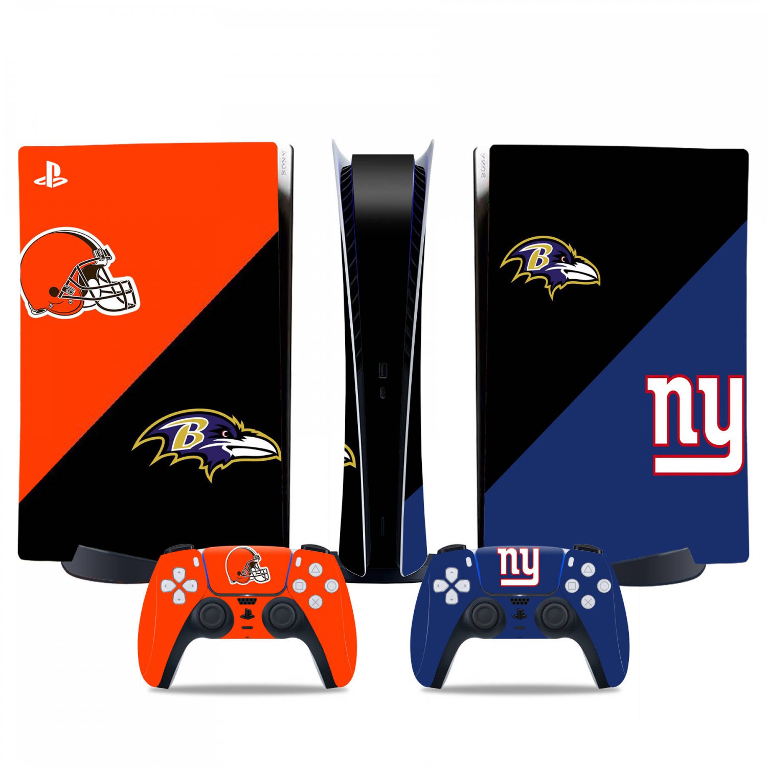 Baltimore Ravens decal skin for PS5 digital Console & 2 Controllers