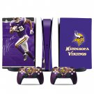 Minnesota Vikings decal skin for PS5 digital Console & 2 Controllers
