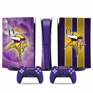 Minnesota Vikings decal skin for PS5 digital Console & 2 Controllers