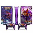Ratchet & Clank Rift Apart decal skin for PS5 digital Console & 2 Controllers