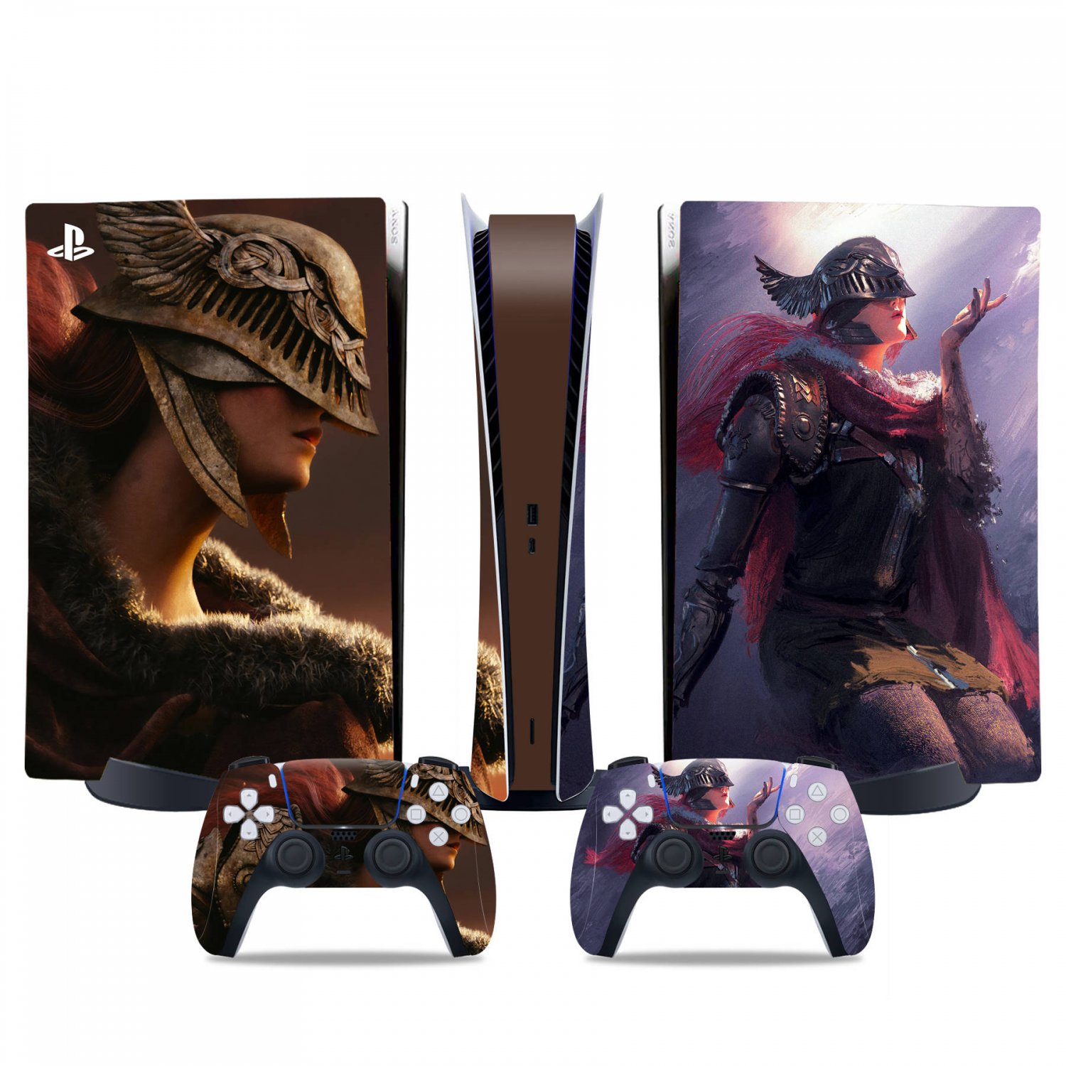 Elden Ring decal skin for PS5 digital Console & 2 Controllers