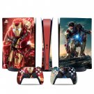 Avengers decal skin for PS5 digital Console & 2 Controllers