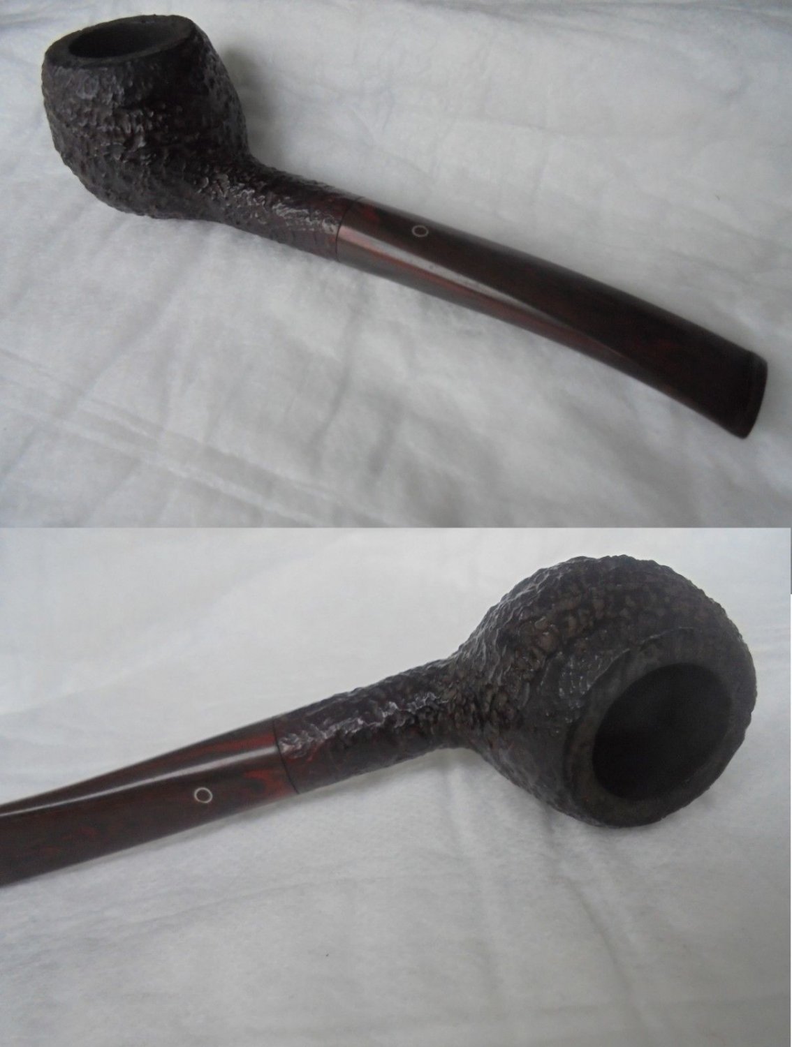 ASHTON BRINDLE XX 12 SANDBLAST SMOKED PIPE ORIGINAL