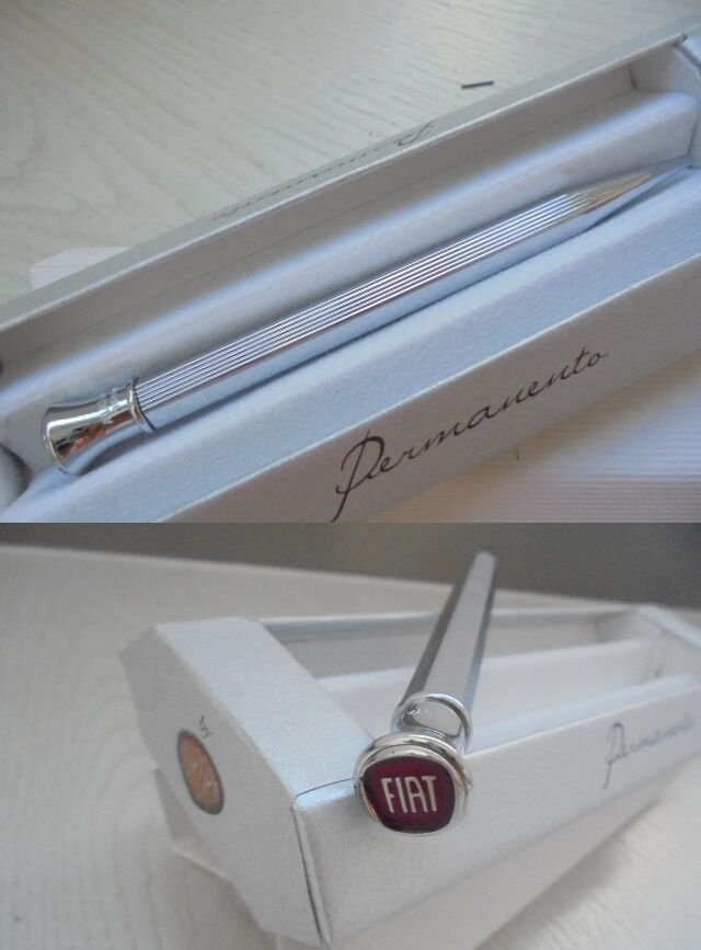 AURORA PERMANENTO CHROME PENCIL PEN CHROMED FOR FIAT + GARANTEE+ box