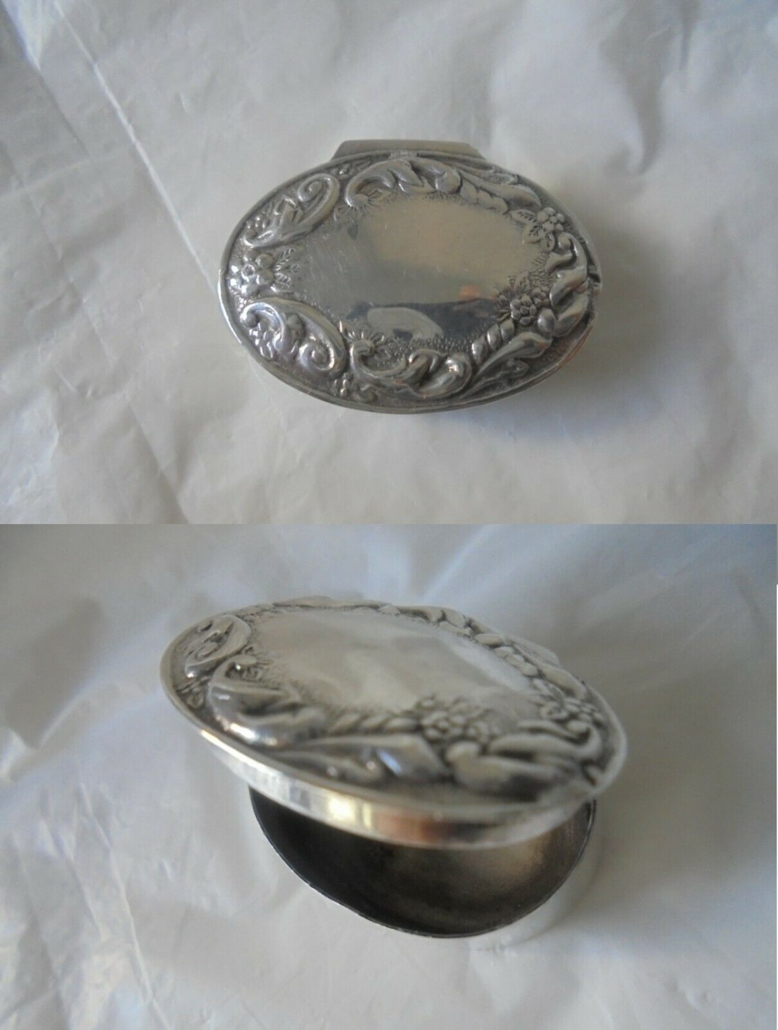 PILL BOX IN STERLING SILVER 925 MADE BY DP DOUGLAS PELL FROM 1980s