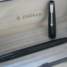 PARKER 17 Black Fountain Pen ORIGINAL from 1970s Working