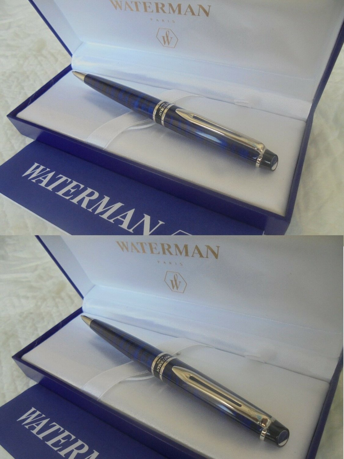 WATERMAN EXPERT II Roller Pen in blue and black color + box + garantee Original
