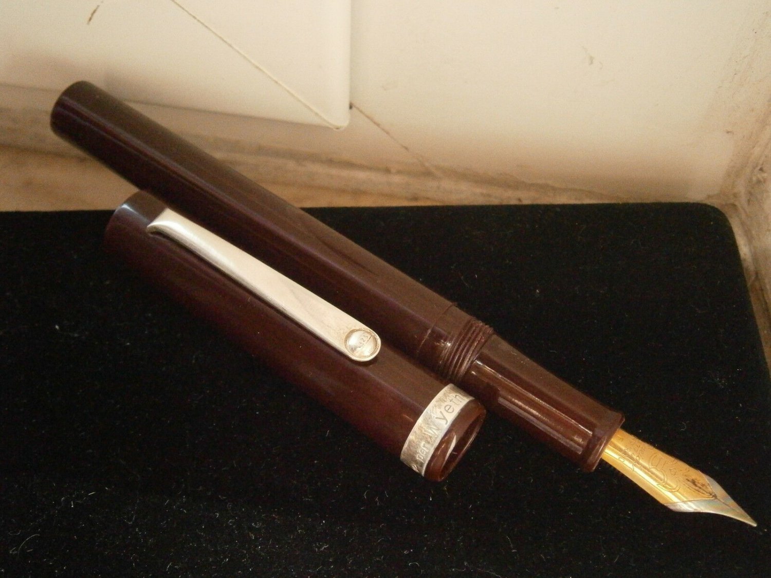 PINEIDER PER WYETH fountain pen in sterling silver 925 in gift box Original