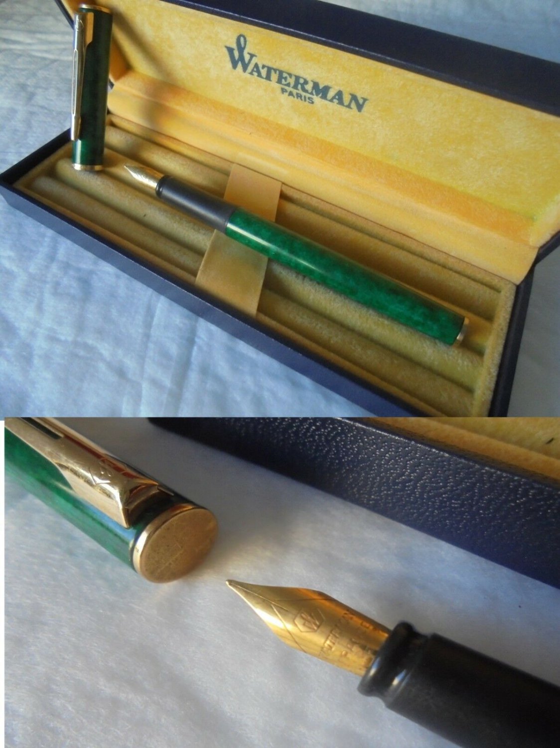 WATERMAN APOSTROPHE Fountain pen lacque green color + gift box Original