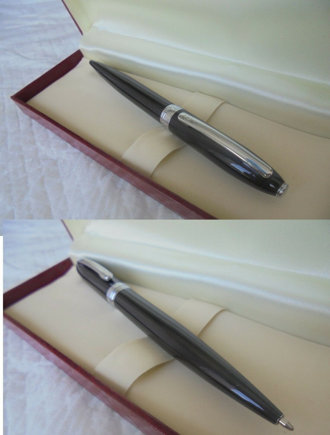 ORIENT EXPRESS train ball PEN lacque black color and in steel Original