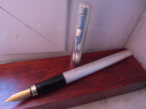 BIRMINGHAM MW fountain pen in sterling SILVER 925 in gift box Original