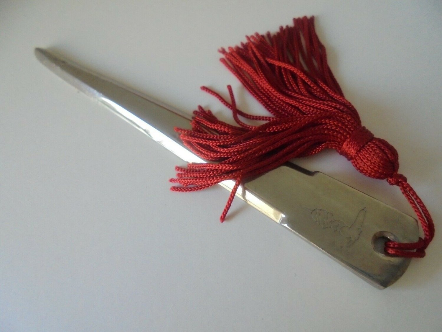 TRUSSARDI PAPER CUTTER knife Original Made in Italy in steel