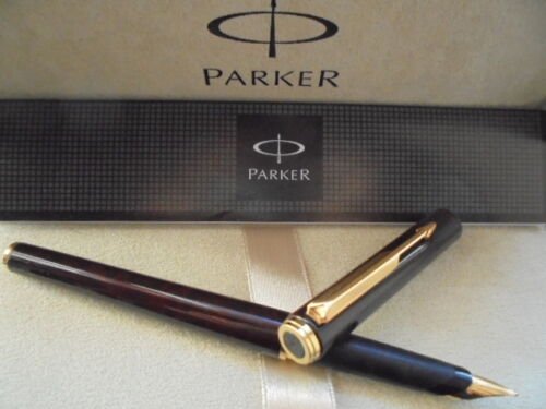PARKER 95 fountain PEN lacque in brown color in gift box with garantee Original