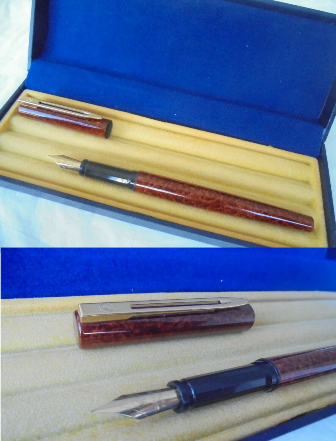 WATERMAN PRO GRADUATE fountain pen lacque in brown color Original in gift box