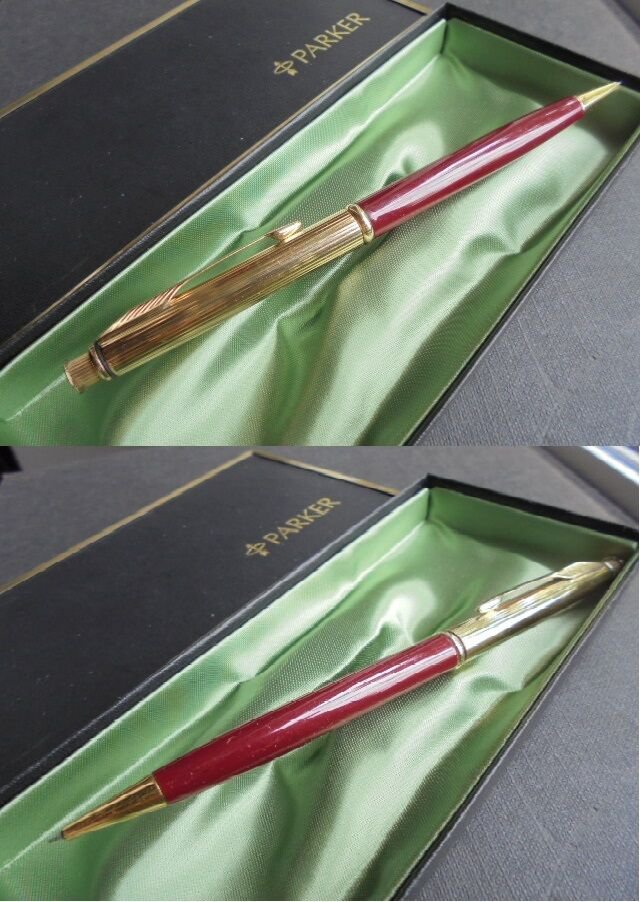 PARKER INSIGNIA Mechanical pencil pen lacque red color In gift box Original