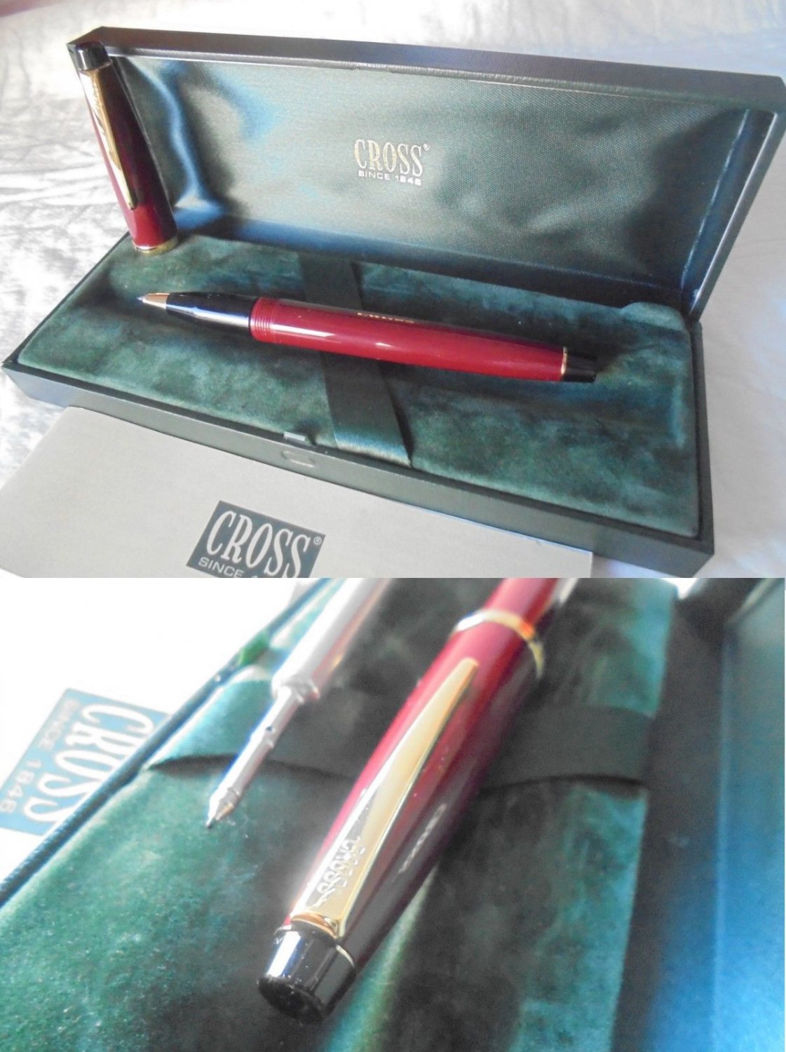 CROSS SOLO RED roller pen In gift box with garantee Original