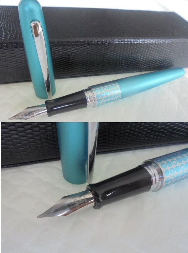 PILOT METROPOLITAN RETRO Pop Turquoise color fountain pen Original