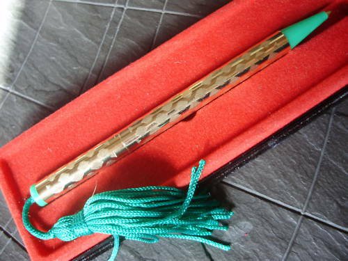 WALKER LADY ball pen laminated gold Original in gift box