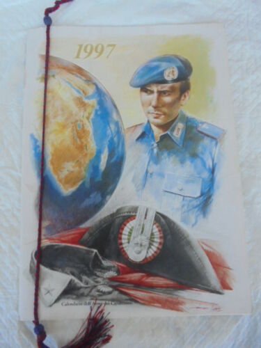 CALENDAR CARABINIERI Calendario ITALY Original from 1997 well kept with ribbon