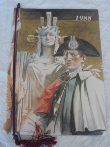 CALENDAR CARABINIERI Calendario ITALY Original from 1988 well kept with ribbon
