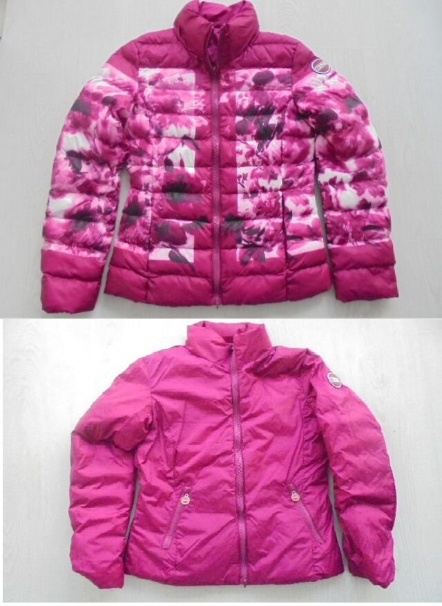 COLMAR DUVET JACKET pink color Double Face Original New size 11 - 12