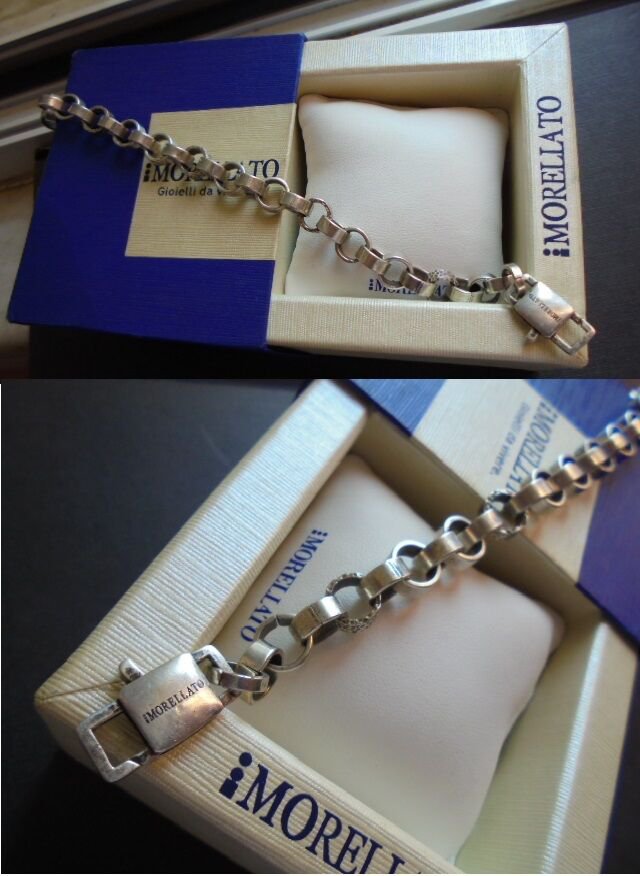 MORELLATO ITALY heavy bracelet in STERLING silver 925 In gift box Original