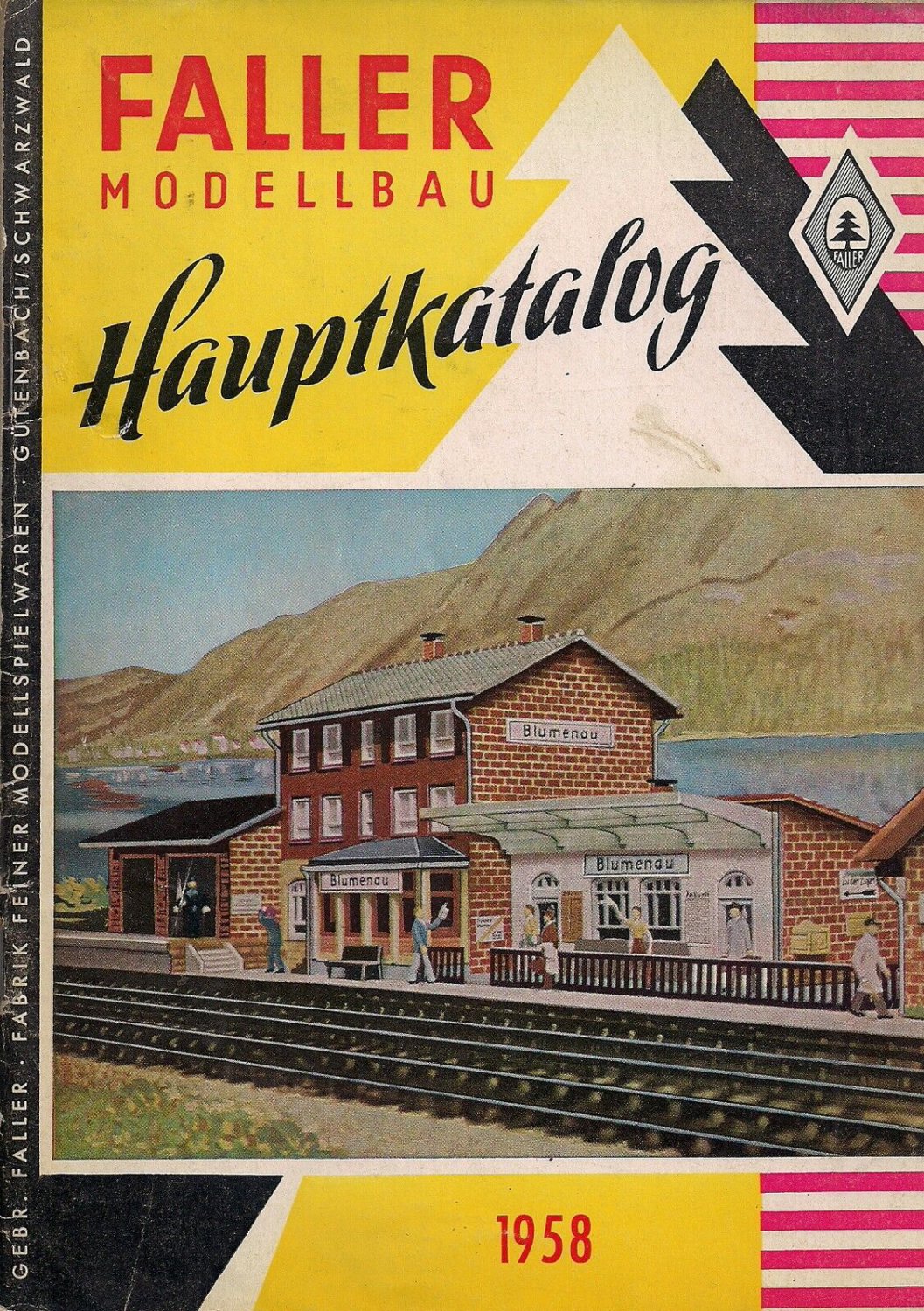 FALLER CATALOG 1958 trains house plains Models Original German edition